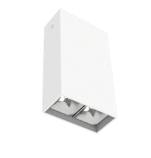 Светодиодный светильник DL-Box Reflect Multi 1x2 накладной 8 Вт 3000 К 80х40х150 мм RAL9003 белый муар DALI  V1-R0-00251-20D23-2000830  VARTON