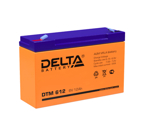 DTM 612 Delta Аккумуляторная батарея  4614010050018  DELTA