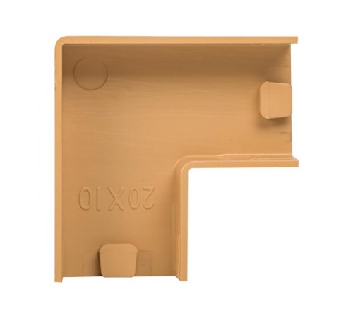 Поворот 90 гр. (20х10) (4 шт) Plast EKF PROxima   под светлое деревоabl-20-10x4EKF