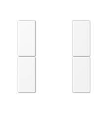 Набор накладок 2 группы для модулей F50; термопласт; белый матовый  A502TSAWWM  Jung