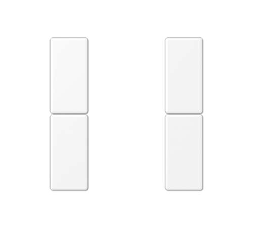 Набор накладок 2 группы для модулей F50; термопласт; белый матовый  A502TSAWWM  Jung
