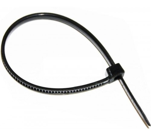 Хомут КСС-А 3,6х200 нейлоновый с УФ защитой черный (100штук/упаковка)  4690612011844  IN HOME