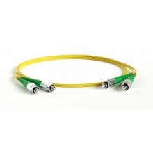 FC-S3-9-FC/AR-FC/UR-H-0.5M-LSZH-YL Патч-корд волоконно-оптич. (шнур) SM 9/125 (OS2), FC/APC-FC/UPC, 3.0 мм, simplex, LSZH, 0.5 м  433128  Hyperline