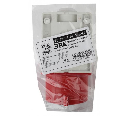 Вилка стационарная 525 3Р+РЕ+N 32А 380В IP44  Б0032860  ЭРА