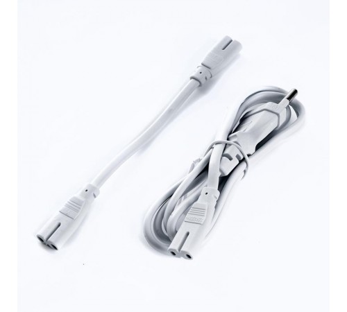 Светильник светодиодный линейный AL7002 9W AC185-265V, пластик, с выключателем, сетевым шнуром, коннектором 543*20*31мм  41354  Feron