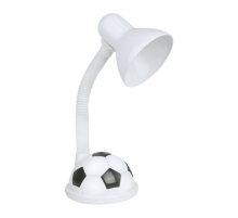 Светильник настольный под лампу СНО МЯЧ-KIDS на основании 60Вт E27 230В БЕЛЫЙ (короб.)  4690612032122  IN HOME