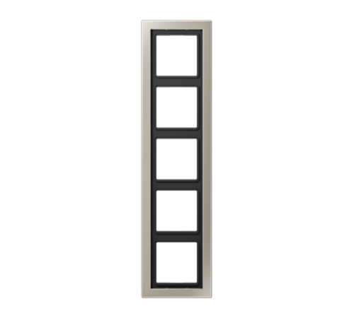 Рамка 5-кратная; благородная сталь, лакированная  ESD2985-L  Jung