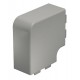 Крышка плоского угла кабельного канала WDK 60x110 мм (ПВХ,серый) (WDK HF60110GR)  6022332  OBO Bettermann