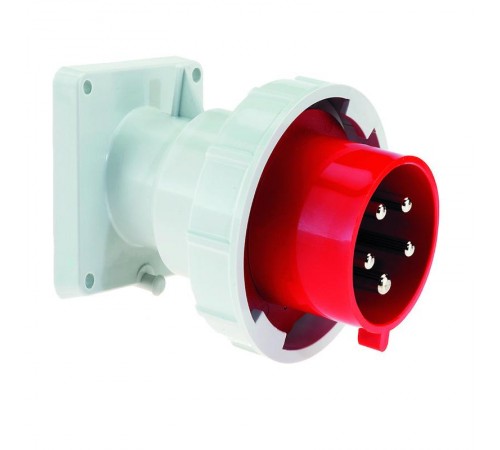 Розетка панельная наклонная 32A 5p 400V 6h IP67 Quick-Connect I 27246-Bals I Bals