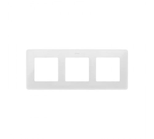 Simon 82 Рамка декоративная, 3 поста, Original, S82 Detail, белый-серый  8200630-030  Simon