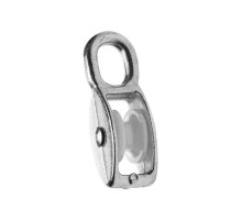 Блок для троса одинарный оцинк. (нейлон.шкив) 25мм (1 шт) - ярлык ( 0,056 кг)  112742  Tech-KREP