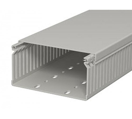 Распределительный кабельный канал LK4 60x120x2000 мм (ПВХ,серый) (LK4 60120)  6178039  OBO Bettermann