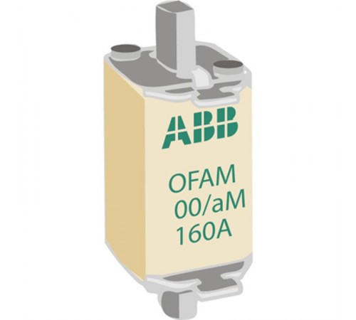 Предохранитель OFAA00AM125 125А тип аМ размер00, до 690В  1SCA022701R1930  ABB
