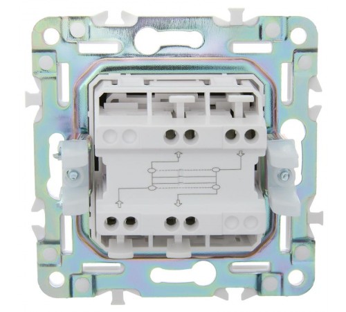 SKANDY Выключатель 1-клавишный перекрестный 10А SK-V03B бежевый   SK-V13-0-10-K10  IEK