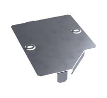 Крышка переходника левого Стандарт INOX (AISI 316) 200х150  PR16.5578  Промрукав