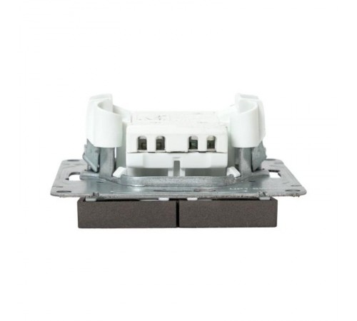 Механизм выключателя, двухклавишный, мокко Эпика  UP1-SWM-20 EKF