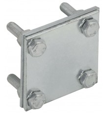 Заж. крес. с раз. пол.-пол. 30мм оц. сталь  ZCC68-11-1-30  IEK