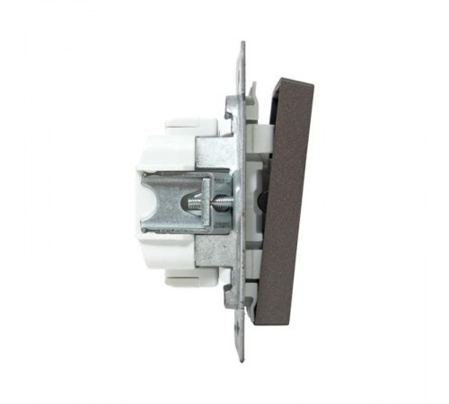 Механизм выключателя, двухклавишный, мокко Эпика  UP1-SWM-20 EKF