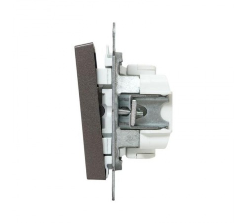Механизм выключателя, двухклавишный, мокко Эпика  UP1-SWM-20 EKF