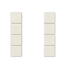 комплект накладок 4гр слоновая кость  A504TSA  Jung