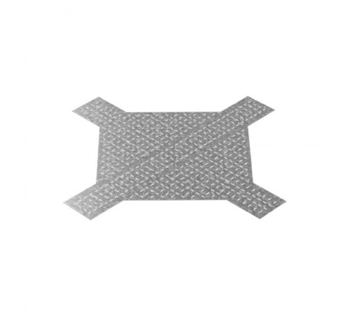 Донная вставка для крестообразного разветвителя для лотков ЛКР 200, толщ. 1,0 мм, гор. цинк, 341432  ДВХЛЛКР-200-1,0-ГЦ   Ostec