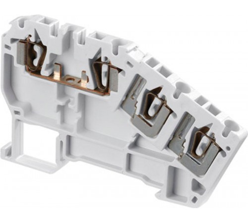 Клемма D2,5/5.C3.L для датчиков/исполн. устройств, 3-уровневая, пруж. 2.5мм.кв. серая  1SNA290350R2100  TE
