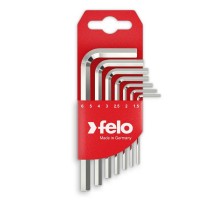 Набор ключей Г-образных шестигранных коротких 7шт HEX 1,5-6,0мм 34500711  34500711  Felo