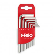 Набор ключей Г-образных шестигранных коротких 7шт HEX 1,5-6,0мм 34500711  34500711  Felo
