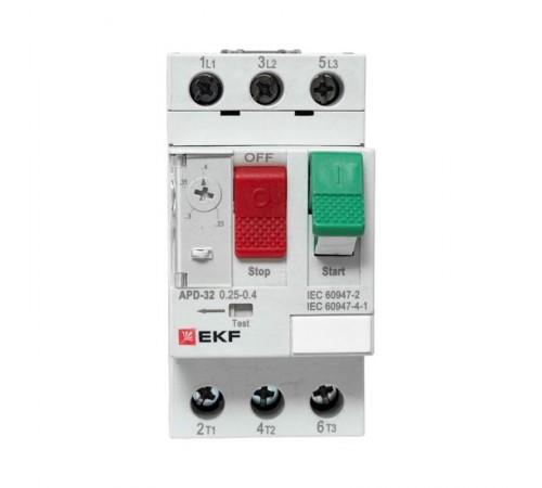 Автомат пуска двигателя АПД-32 0,25-0,4А EKF  apd-me-0.4  EKF