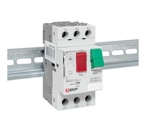 Автомат пуска двигателя АПД-32 0,25-0,4А EKF  apd-me-0.4  EKF