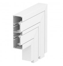 Плоский угол нерегулируемый для кабельного короба Rapid 45-2 (алюминий) (GA-FS53165RW)  6112630  OBO Bettermann