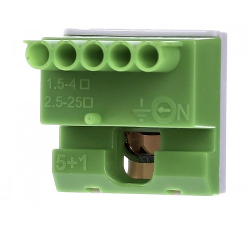 Клеммник самозажимной PE 5x4+1x25мм ZK51G1SPE007715F9712 ABB