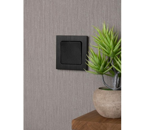 Стокгольм Механизм Выключателя 1-кл. 10А черный PROxima  EZV10-021-10  EKF