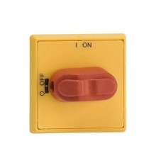 Ручка управленяи OHYS1AH1 (желто-красная) для управления через д верь рубильниками типа OT16..80F  1SCA105291R1001  ABB