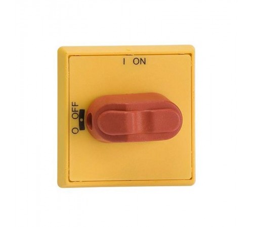 Ручка управленяи OHYS1AH1 (желто-красная) для управления через д верь рубильниками типа OT16..80F  1SCA105291R1001  ABB