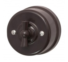 BIRONI Пластик Коричневый Выключатель перекрестный  B1-203-22  Электрика проч.