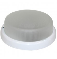 Светильник светодиодный пылевлагозащищенный для ЖКХ ДБО Раунд 240 23-12-001 240х94 12Вт 6000К IP44 опал  1030450281  Элетех