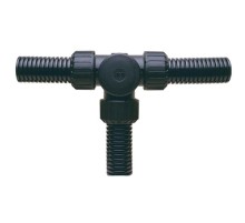 Ответвитель AR16X3/T/BL, Т-образный, РА66/ацеталь, черный, d16, 10 шт. в пачке  7TCA296000R1419  ABB