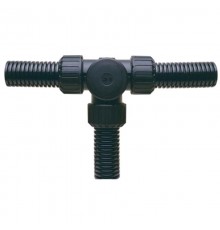 Ответвитель AR13X3/T/BL, Т-образный, РА66/ацеталь, черный, d13, 10 шт. в пачке  7TCA296000R1394  ABB