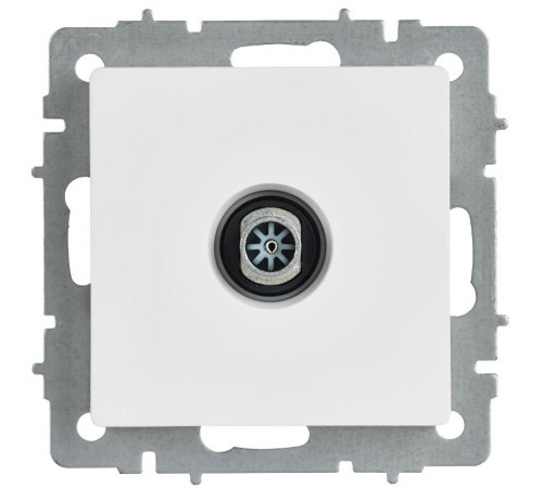 BRITE Розетка TV оконечная РТВ11-0-БрАБ арктический белый   BR-A10-O-K91  IEK