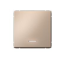 ArtGallery Песочный Выключатель 1-клавишный с подсветкой, сх.1а, 10АХ, механизм  GAL001213  SE