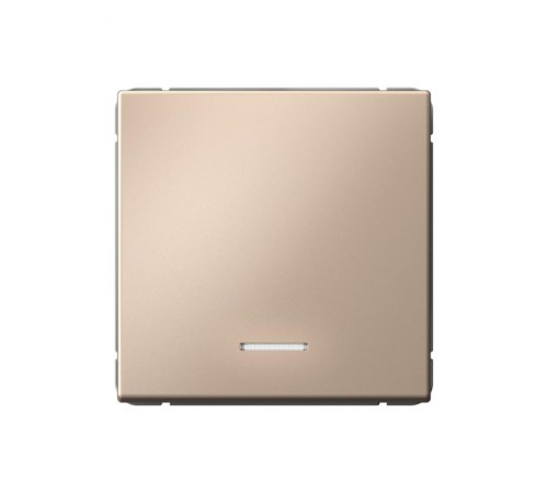 ArtGallery Песочный Выключатель 1-клавишный с подсветкой, 10АХ, механизм, быстрозажим. клем.  GAL001213S  SE