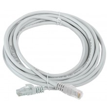 Шнур коммутационный кат. 5Е UTP 10м серый  PC01-C5EU-10M-G  GENERICA