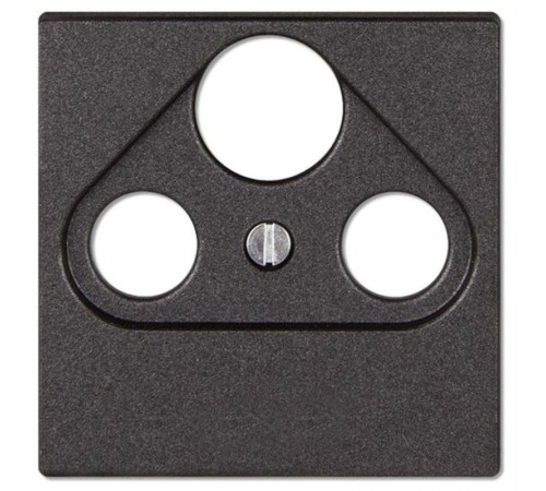Крышка для телевизионной и спутниковой розетки; термопласт; антрацит  EP561BFPLSATAN  Jung