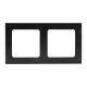 Стокгольм Рамка 2-местная металлическая черная PROxima  EZM-G-303-10  EKF
