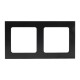Стокгольм Рамка 2-местная металлическая черная PROxima  EZM-G-303-10  EKF