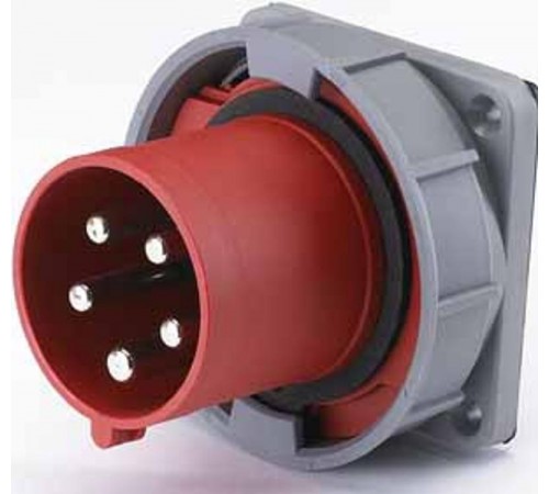 Вилка для скрытой проводки 635 3Р+РЕ+N 63А 380В IP67  26067DEK  DEKraft