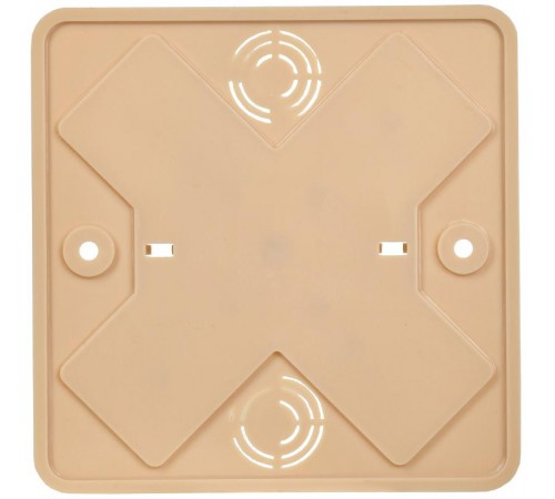 Коробка распределительная КМ41222-04 для о/п 104х104х44 мм сосна (6 клемм 6мм2)  UKO10-100-100-044-K34  IEK