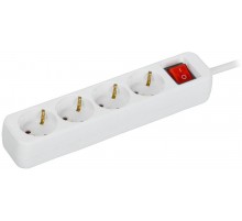 UMA Удлинитель У04К 4 места 2P+PE 5м 3х1,5мм2 16А белый   UM-YP10-16-04-05-ZK-K01  IEK