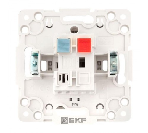 Механизм кнопки нажимной 10А белый Стокгольм  EYV10-221-10  EKF